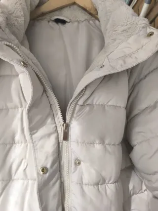 Chaquetón acolchado mujer blanco