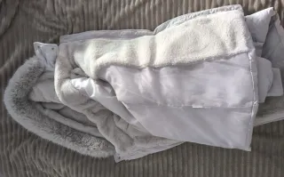 Chaquetón acolchado mujer blanco