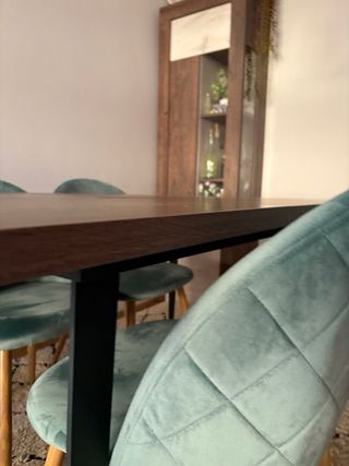 Mesa comedor extensible madera