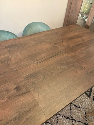 Mesa comedor extensible madera