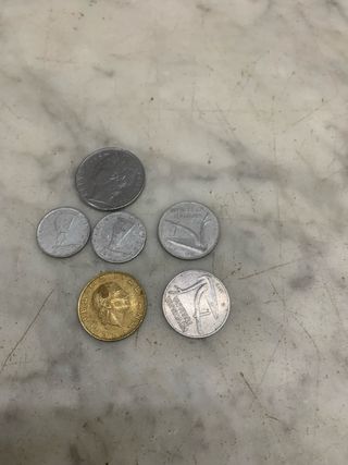 Lotto Monete Varie Vintage(lire pound etc)