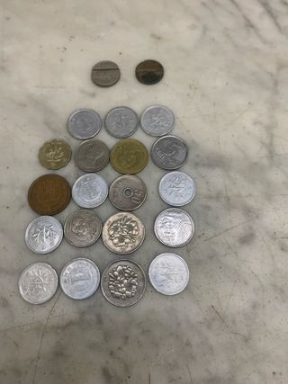 Lotto Monete Varie Vintage(lire pound etc)