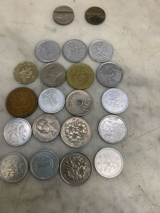 Lotto Monete Varie Vintage(lire pound etc)