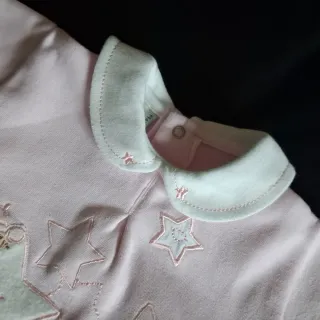 Completo Brums 9 mesi rosa stelle
