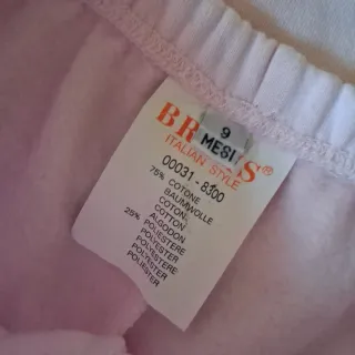Completo Brums 9 mesi rosa stelle