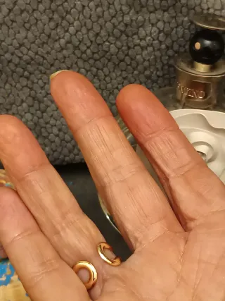 Pulsera y Anillo Dorado y Plateado