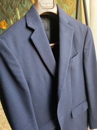 Americana Massimo Dutti Azul