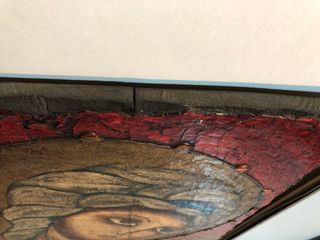 Pintura sobre tabla policromada