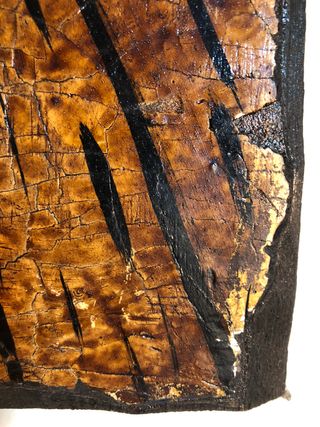 Pintura sobre tabla policromada