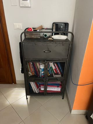 Mobiletto ingresso stile Industrial