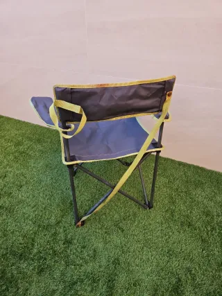 Silla plegable Quechua gris y verde