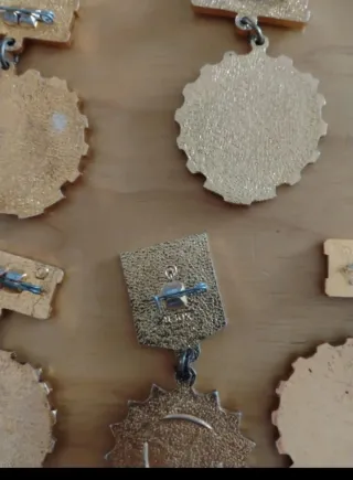 5 medallas soviéticas. URSS.