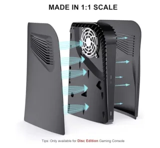 Tapas negras ventilación PS5 (Modelo disco FAT)