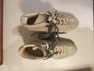 Botines Adolfo Domínguez Beige/Gris/Kaki