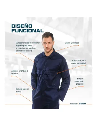 Mono de Trabajo Portwest S999 Polialgodón