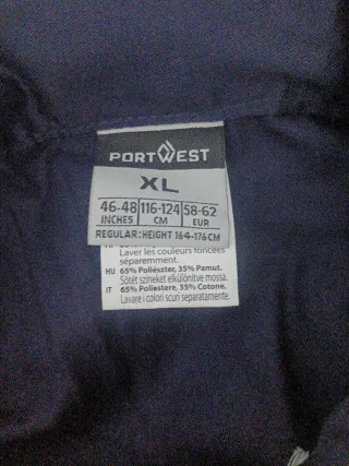 Mono de Trabajo Portwest S999 Polialgodón