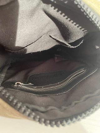 Bolso bandolera Antony Morato beige y negro