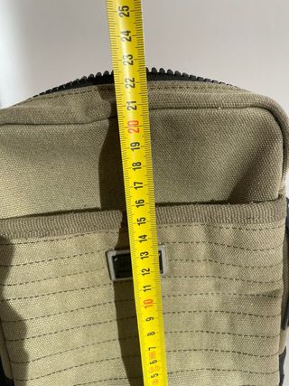 Bolso bandolera Antony Morato beige y negro