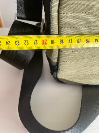 Bolso bandolera Antony Morato beige y negro