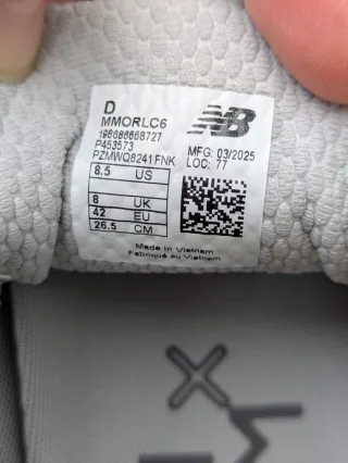 Zapatillas New Balance MMORLC6 Talla 42