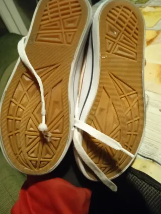 Zapatillas lona blancas niñ@