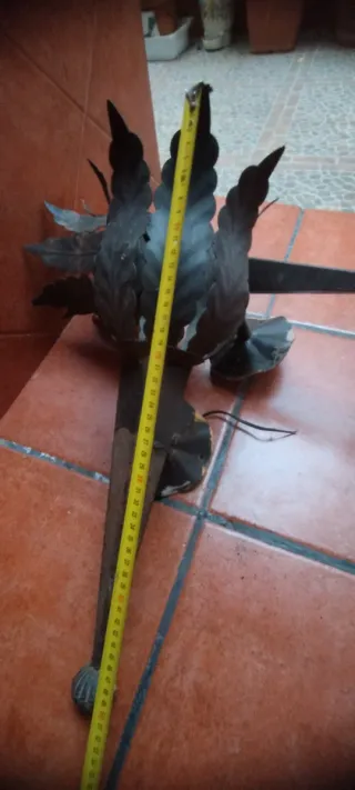 Lámparas Antorcha Chapa Antiguas