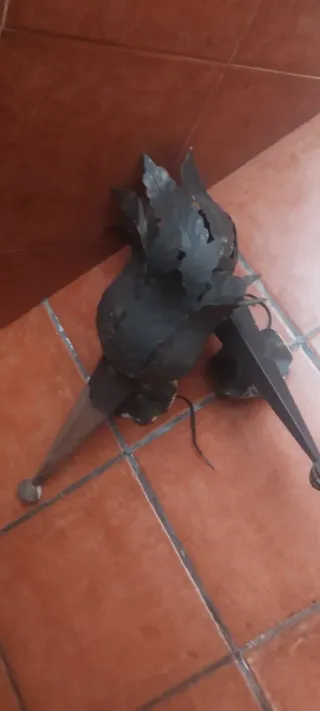 Lámparas Antorcha Chapa Antiguas