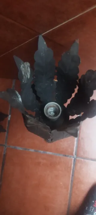 Lámparas Antorcha Chapa Antiguas