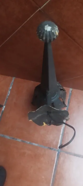 Lámparas Antorcha Chapa Antiguas