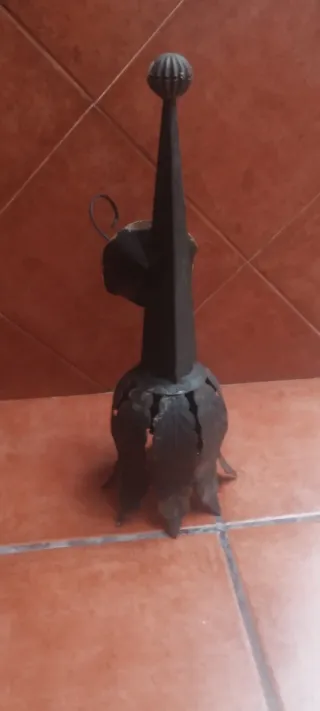 Lámparas Antorcha Chapa Antiguas