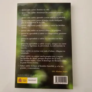 Libro espiritual Saber Sufrir