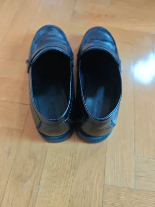 Mocasines mujer Massimo Dutti Piel Negro Talla 37