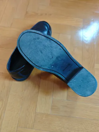 Mocasines mujer Massimo Dutti Piel Negro Talla 37