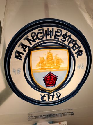 Manchester City sacchetto trasparente da collezion