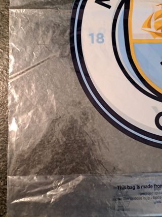 Manchester City sacchetto trasparente da collezion