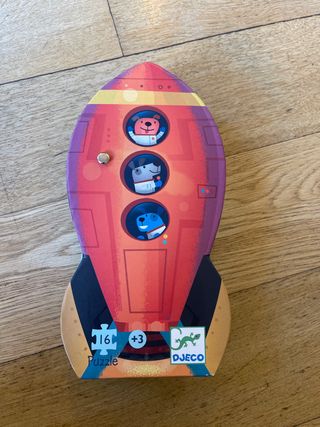 Puzzle Djeco Cohete 16 piezas