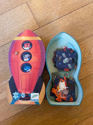 Puzzle Djeco Cohete 16 piezas