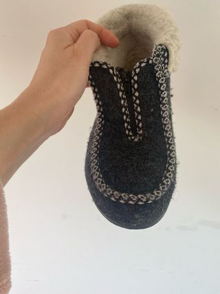 Zapatillas de invierno forradas de borreguito