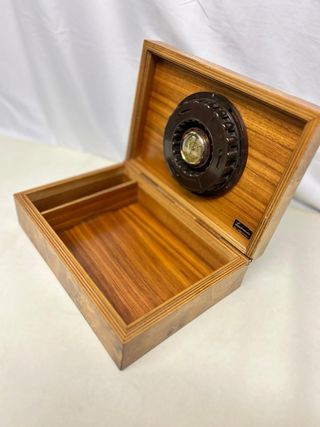 Scatola umidificatore per sigari in legno
