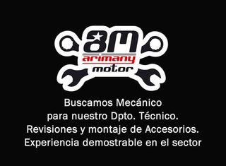 Buscamos Mecánico, Montaje Accesorios y Revisiones