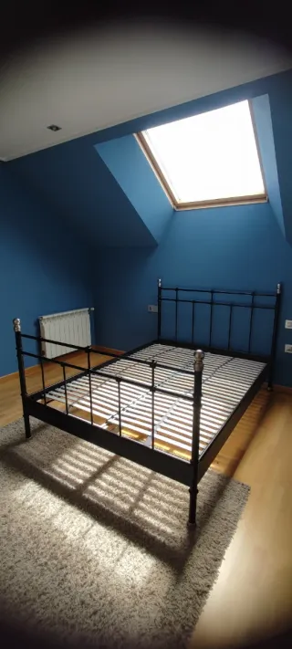 Cama de Forja Negra 135 x 200