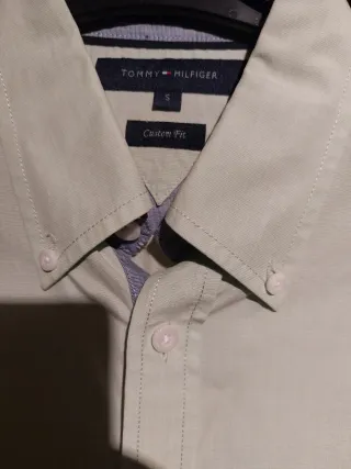 Camisa Tommy Hilfiger Verde Talla S