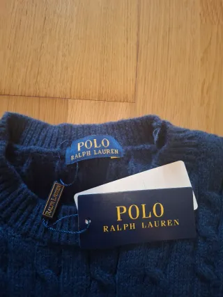 Jersey Polo Ralph Lauren lana azul