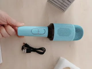 Micrófono Karaoke H9 Azul