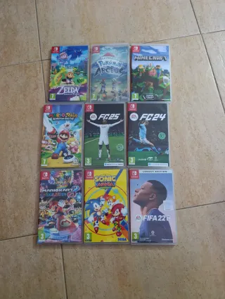 Lote 9 Juegos Nintendo Switch