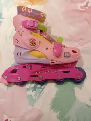 Set patines en línea y protección Dora Talla 35-38