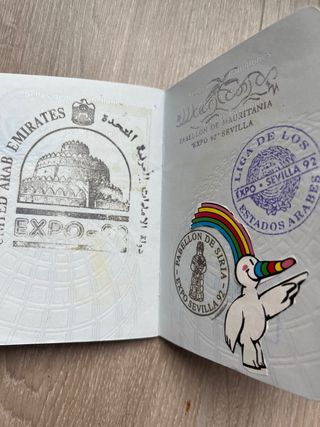 Pasaporte Expo '92 Sevilla