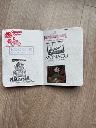Pasaporte Expo '92 Sevilla