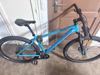 Bicicleta de montaña azul