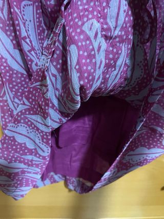 Vestido Almatrichi Morado Estampado